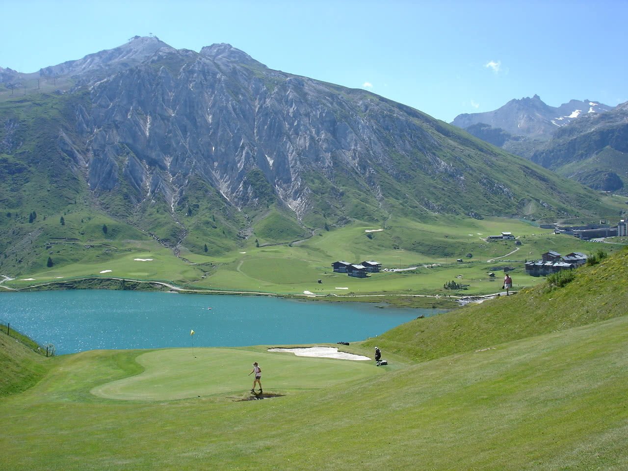 Golf des Arcs - Panorama du parcours de golf