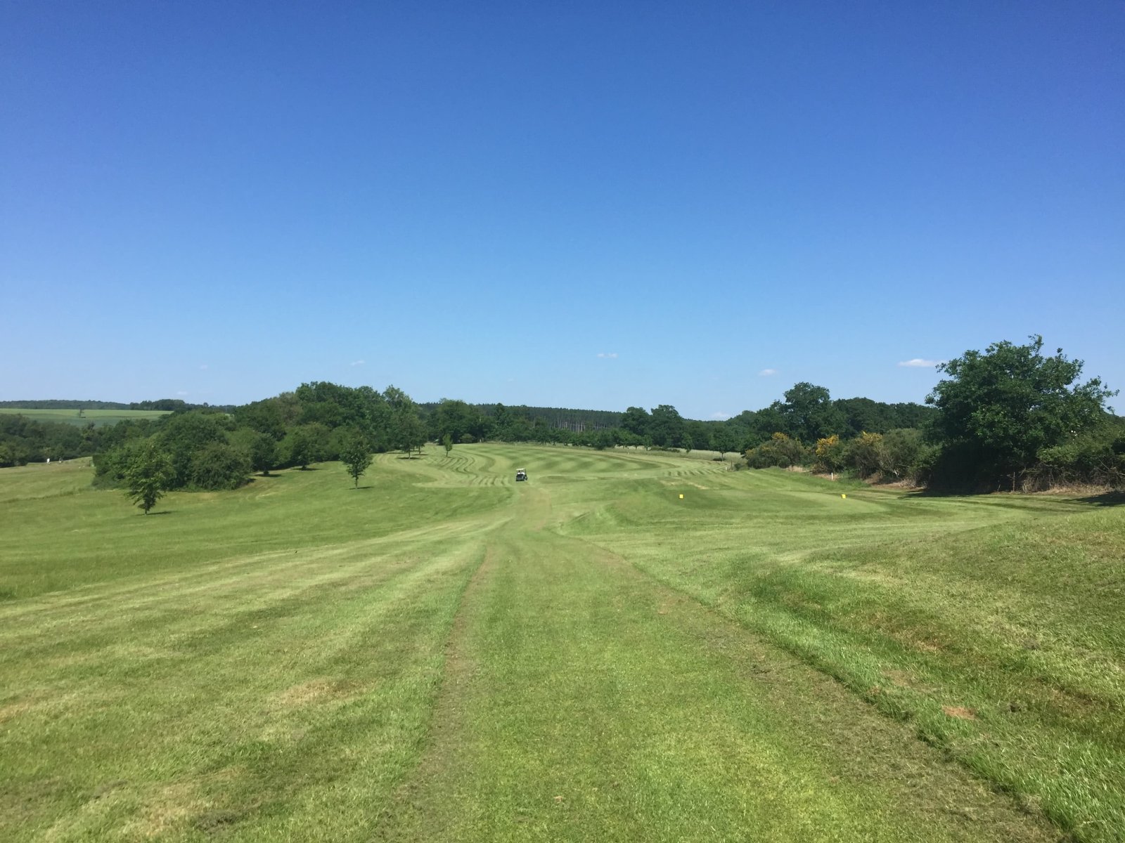 Golf des Poursaudes - Fairway et green du parcours