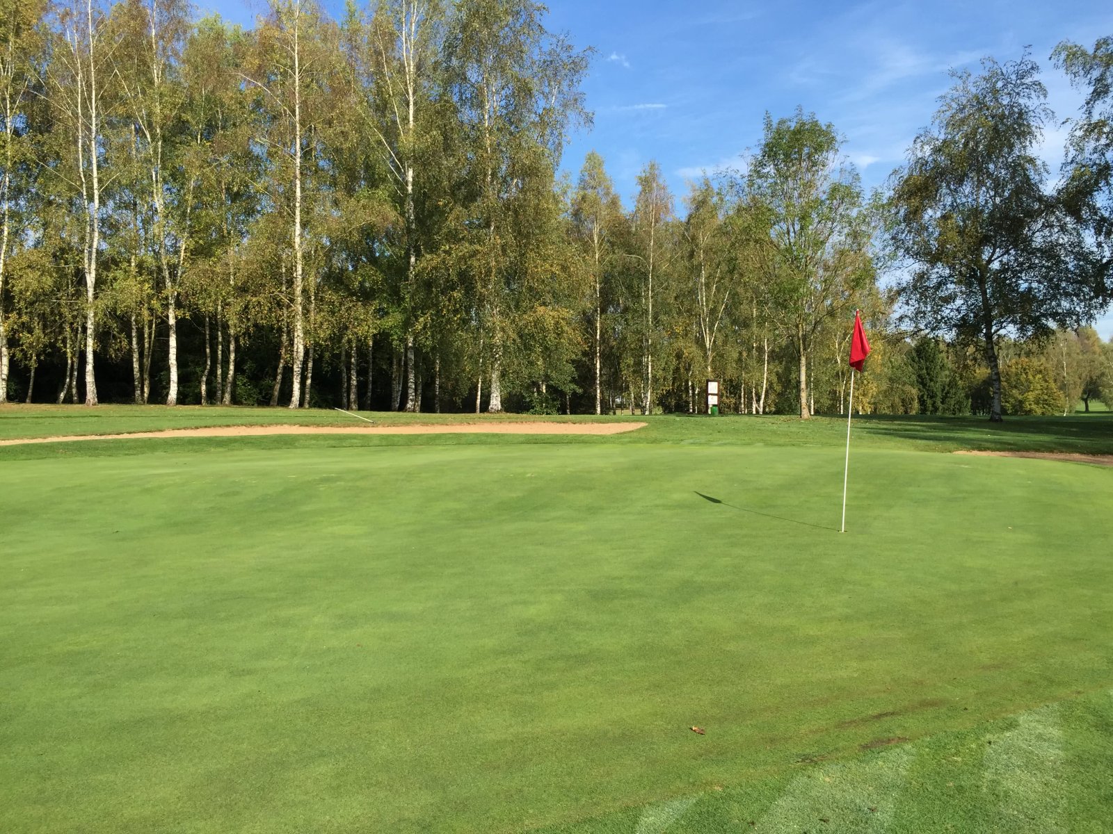 Golf des Poursaudes - Green et bunkers