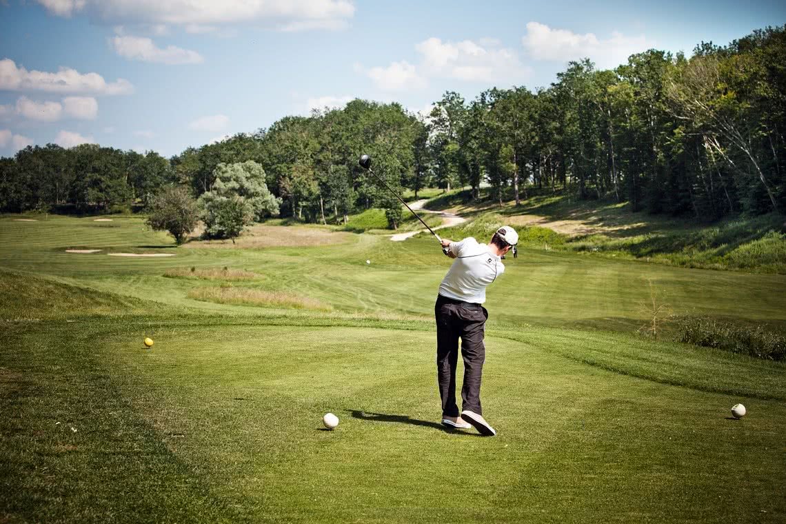 Golf du Château des Vigiers - Green et bunkers