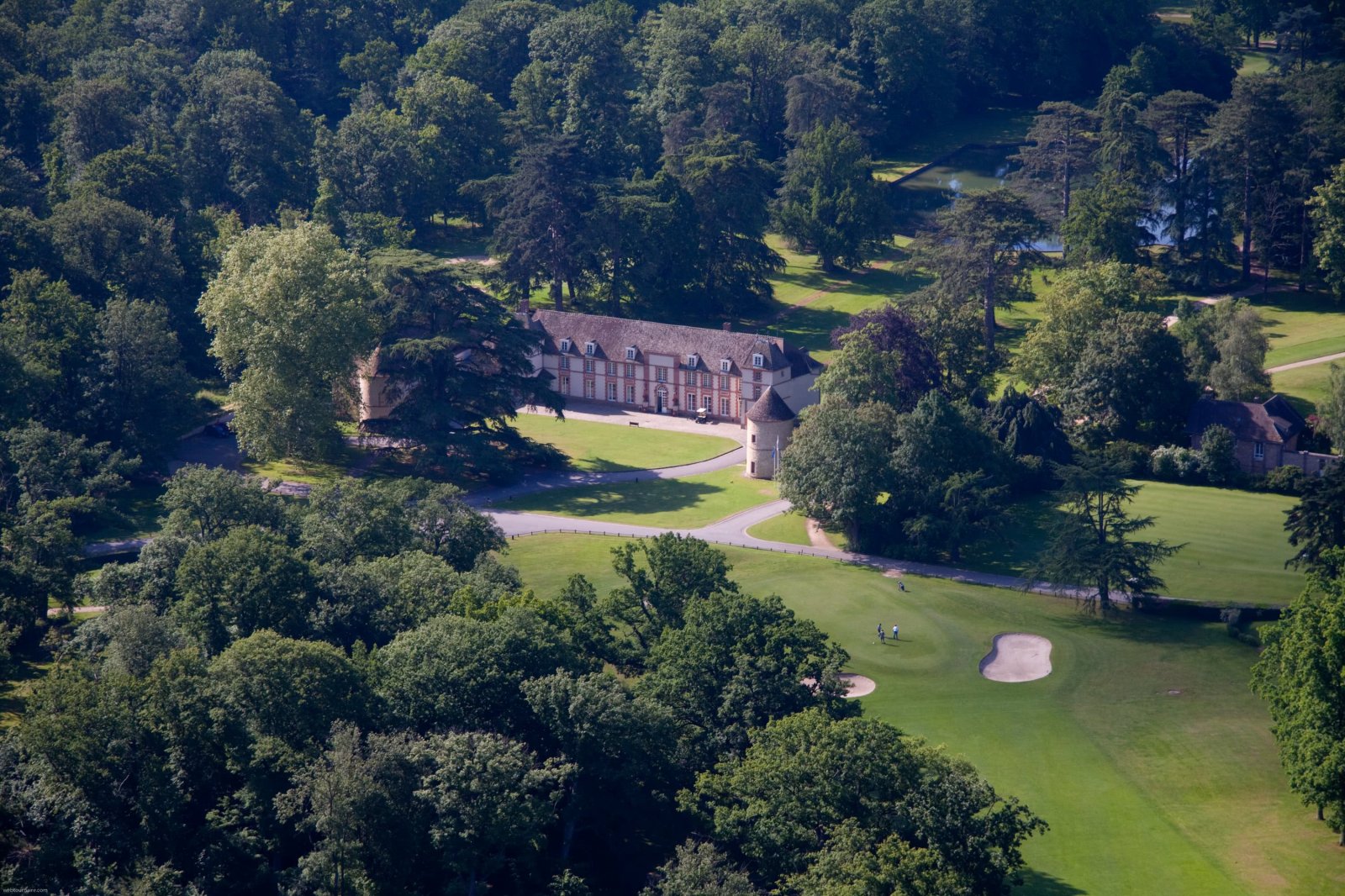 Golf des Yvelines - Fairway et green du parcours