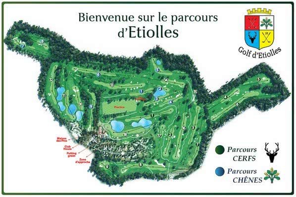 Golf d’Étiolles - Panorama du parcours de golf