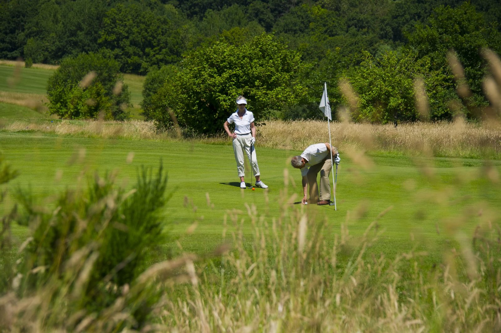 Golf Municipal d’Évreux - Fairway et green du parcours