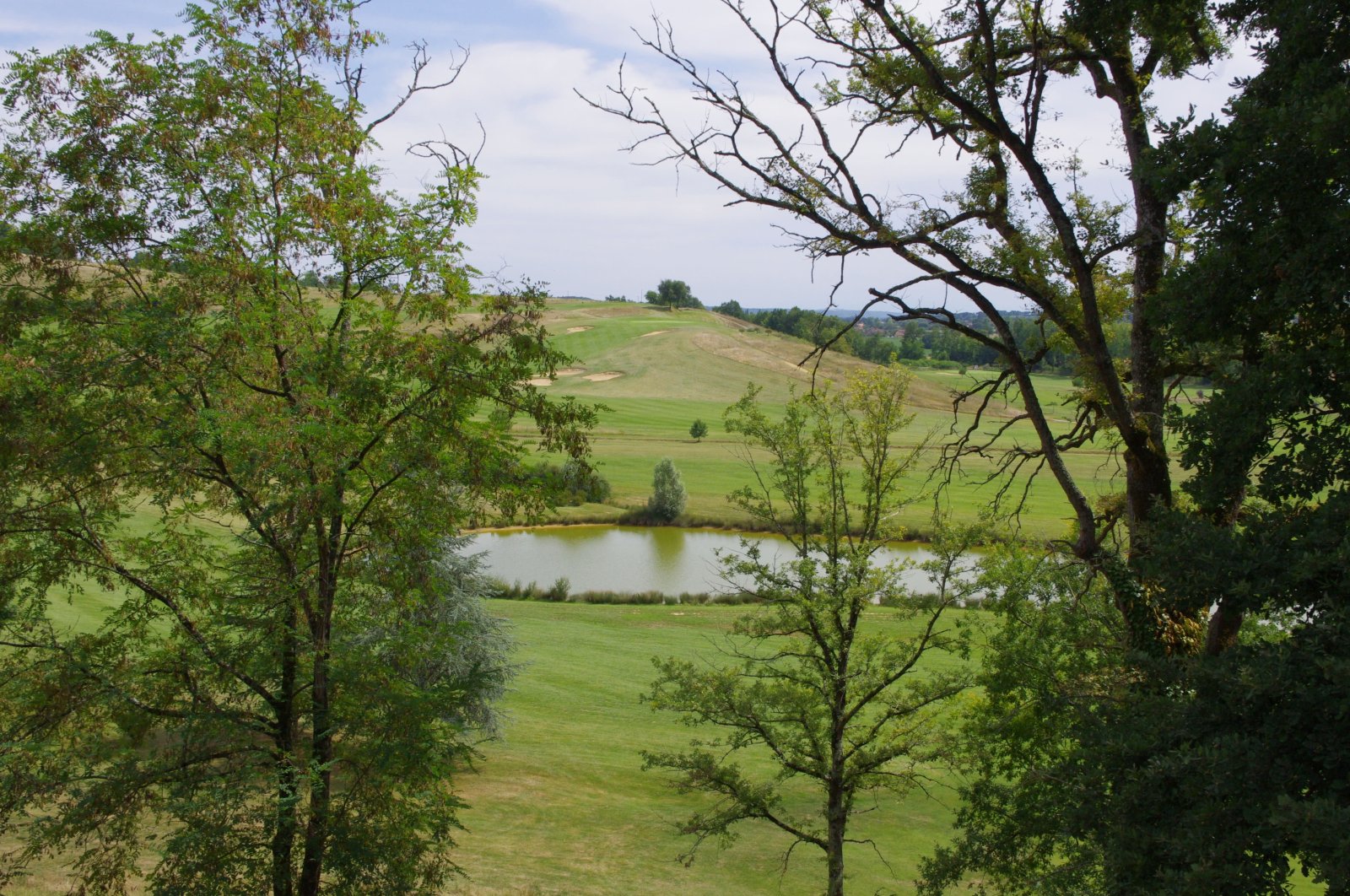 Golf du Château de Pallanne - Fairway et green du parcours