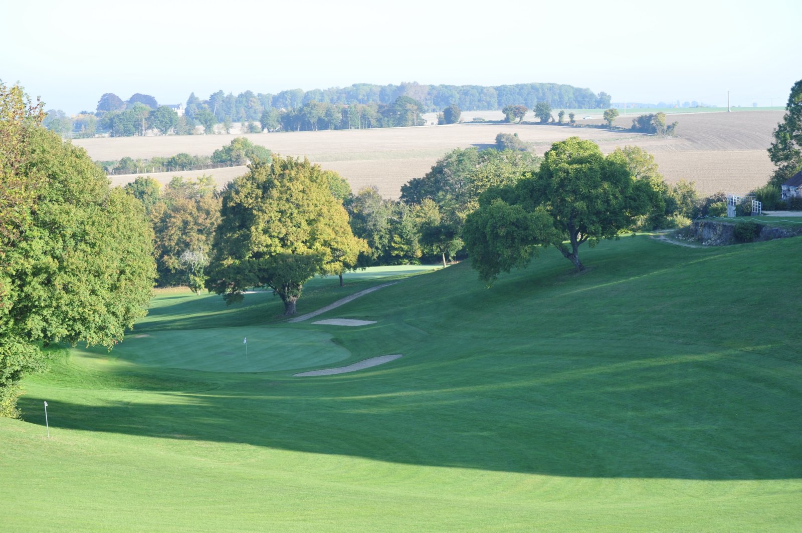 Golf du Perche - Fairway et green du parcours