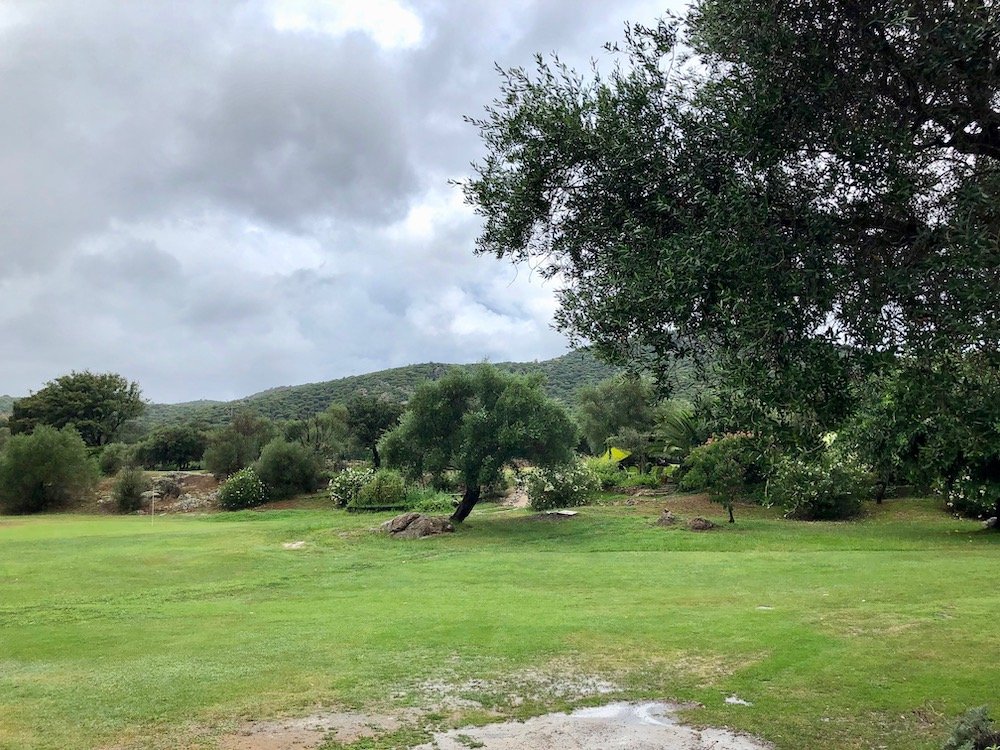 Golf du Reginu - Green et bunkers