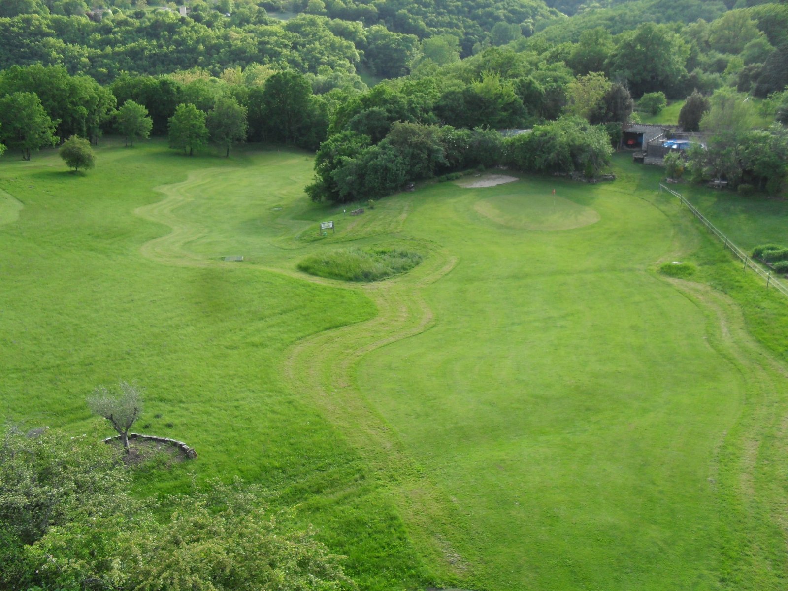 Golf du Totche - Green et bunkers