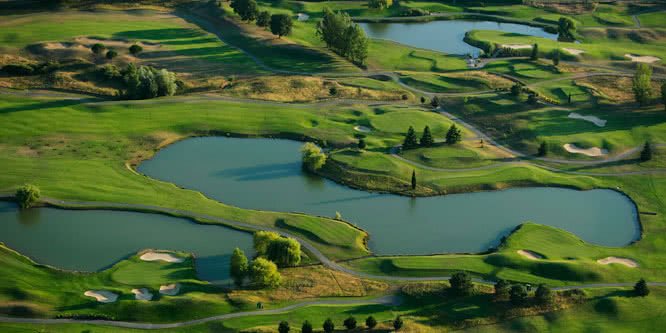 Golf du Totche - Panorama du parcours de golf