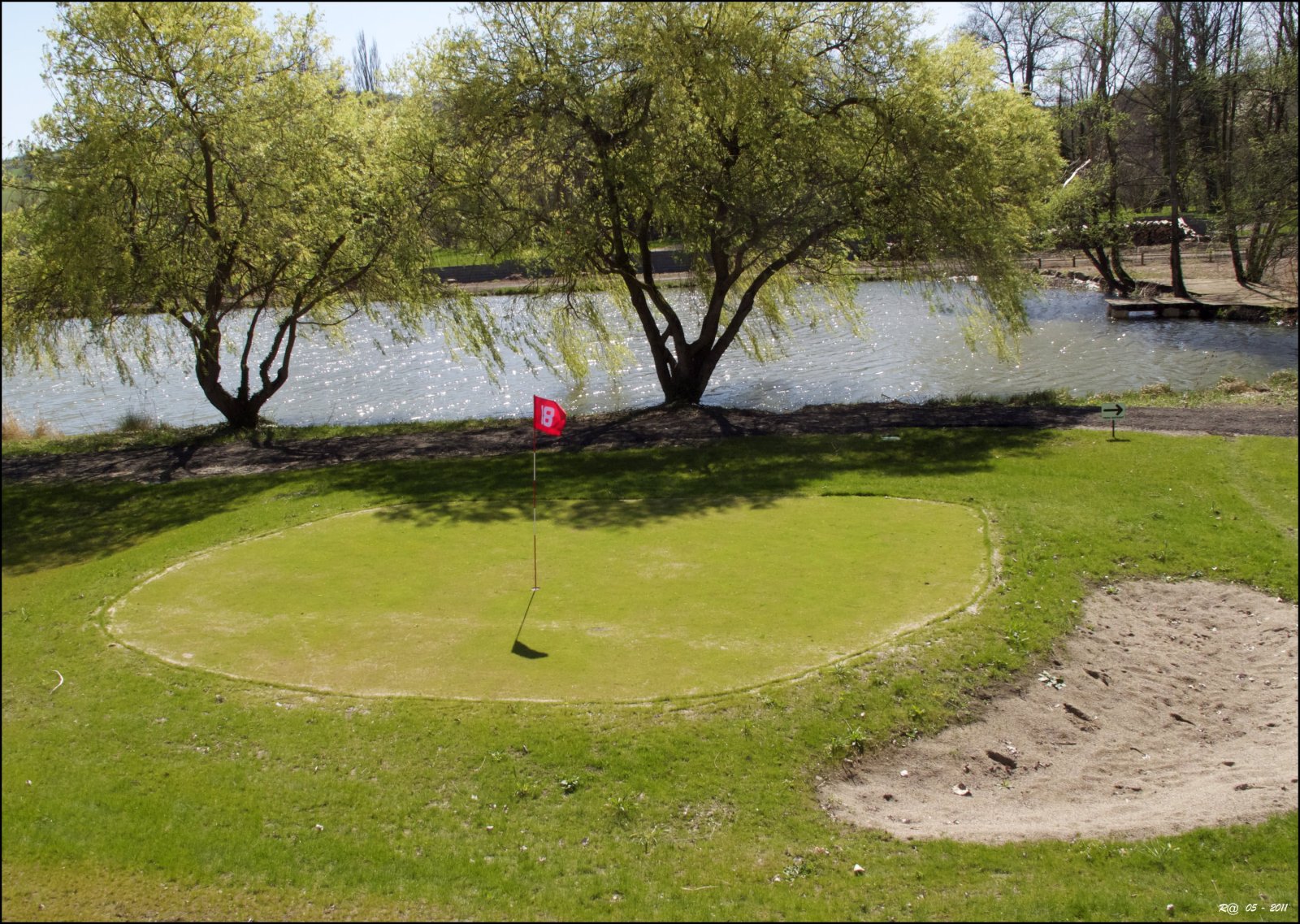 Golf du Val d’Auzon - Green et bunkers