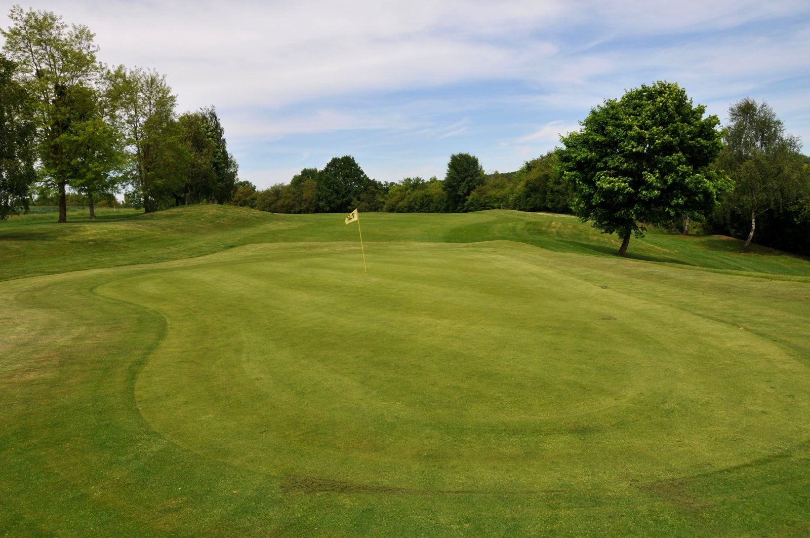 Golf du Val Secret - Fairway et green du parcours