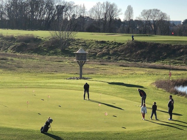 Golf de Garonne - Green et bunkers