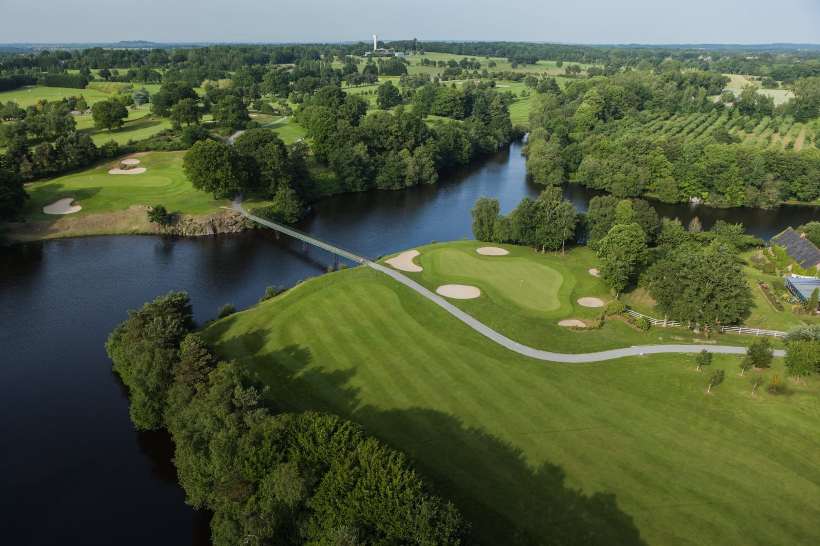 saint Malo Golf Resort - Green et bunkers