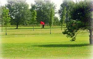Golf As la Croix des Anges - Fairway et green du parcours
