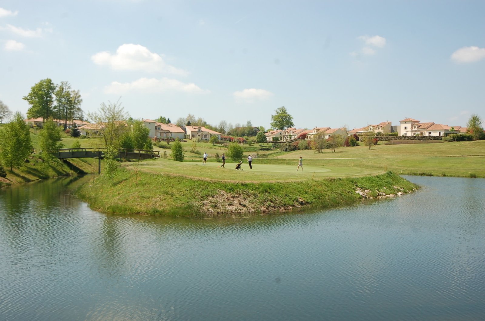 Golf les Petites Chaumes - Fairway et green du parcours