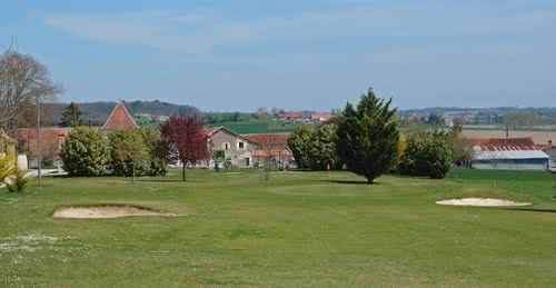 Golf les Petites Chaumes - Green et bunkers