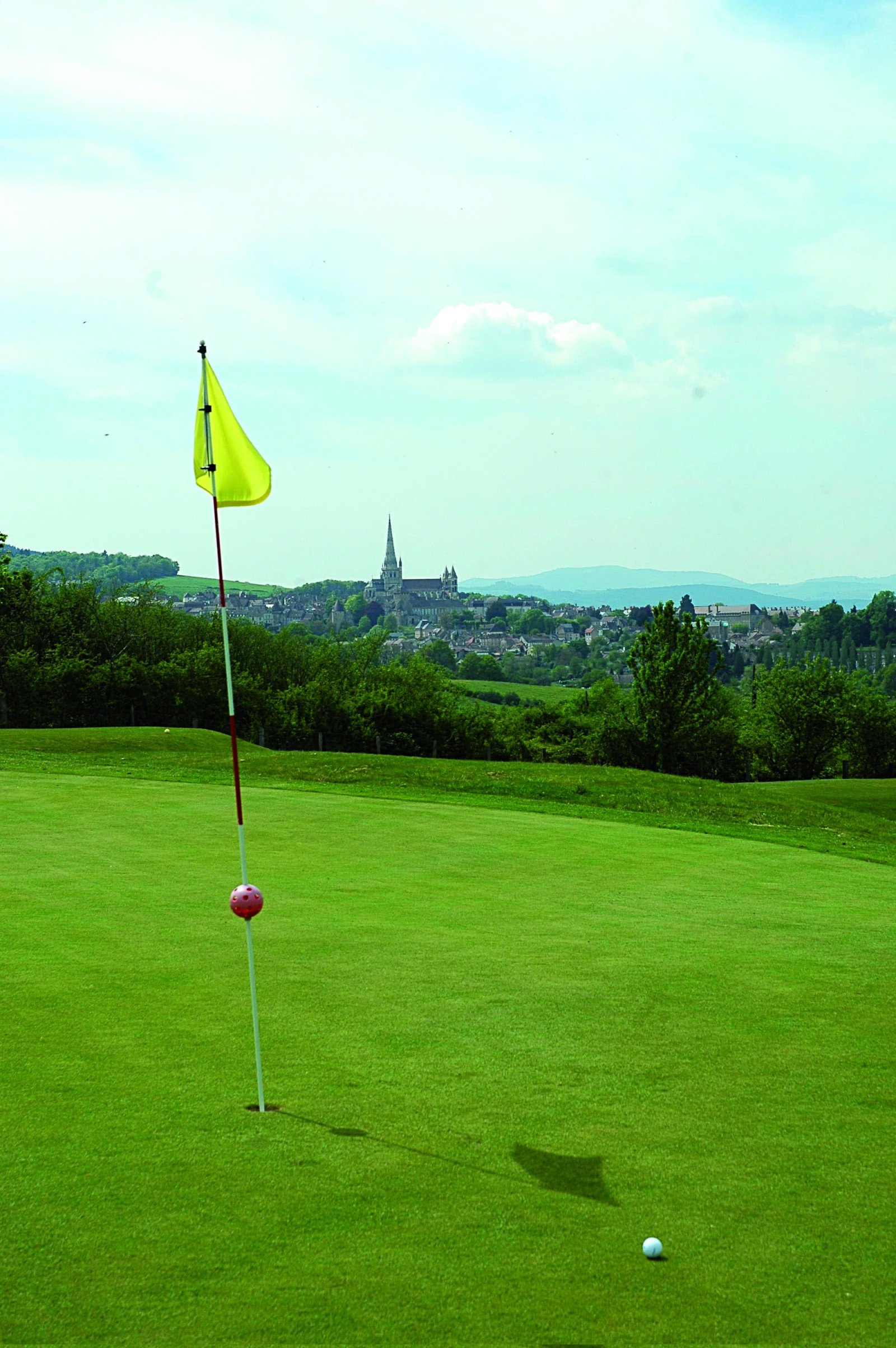 Golf Municipal de la Ville d’Autun - Green et bunkers