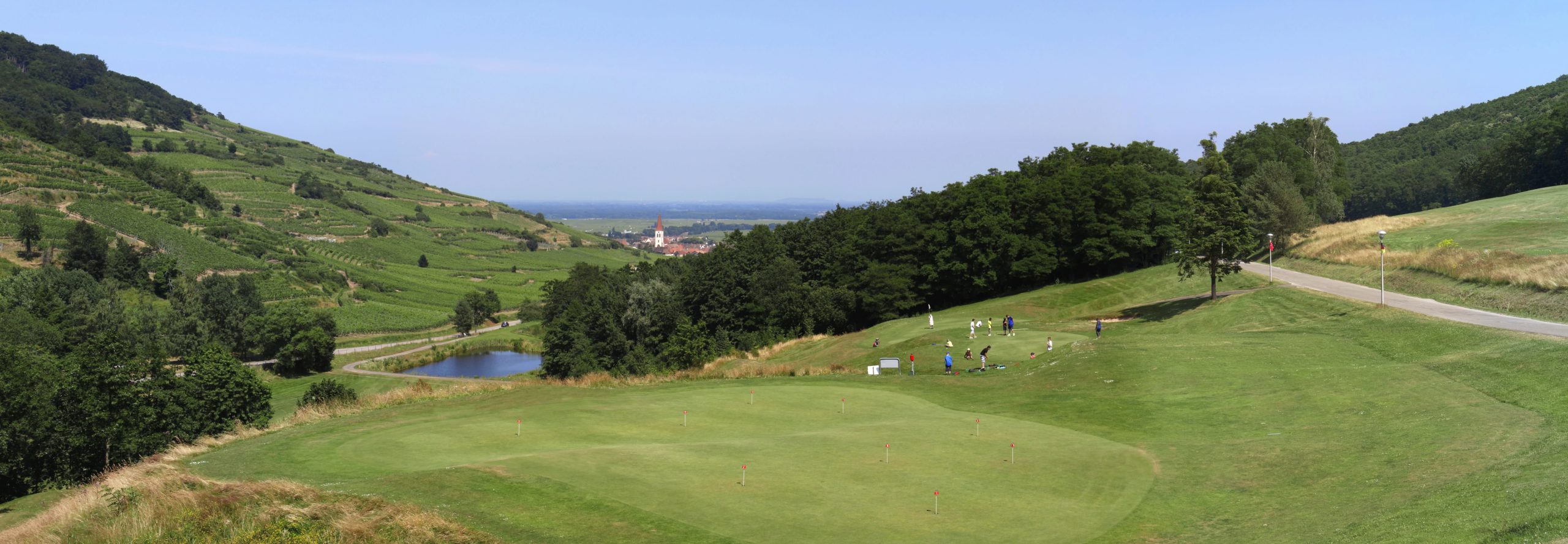 UGolf Ammerschwihr trois Epis - Green et bunkers