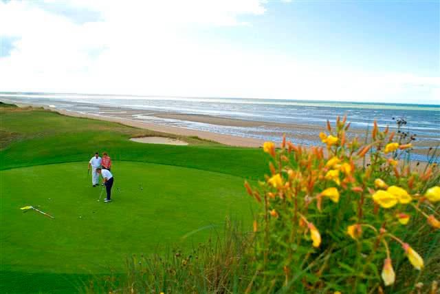 Golf Public de Cabourg - Green et bunkers