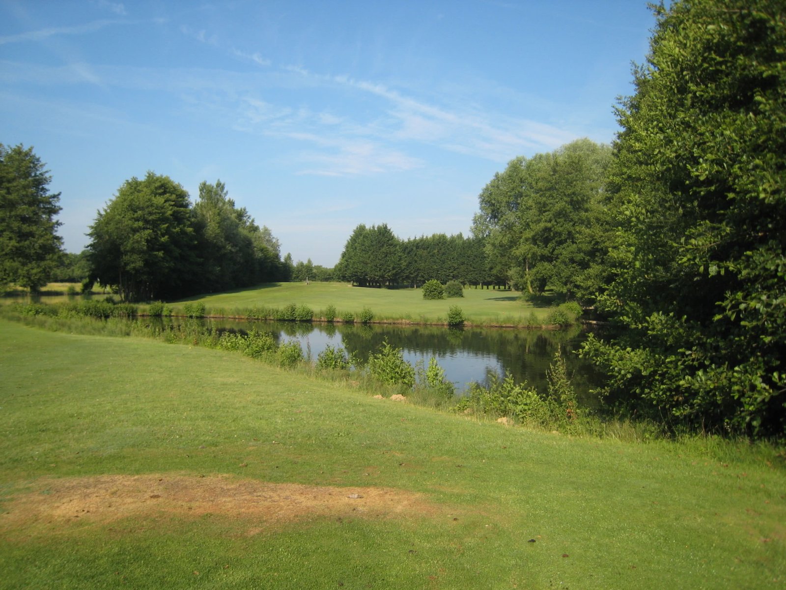 Golf Ucpa Bois le Roi - Fairway et green du parcours