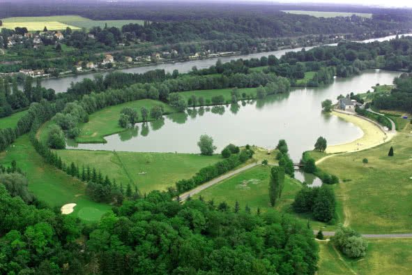 Golf Ucpa Bois le Roi - Green et bunkers