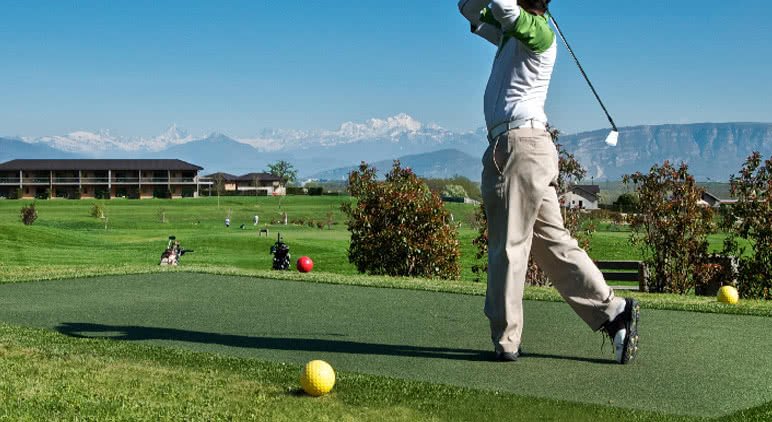 Jiva Hill Golf Club - Green et bunkers