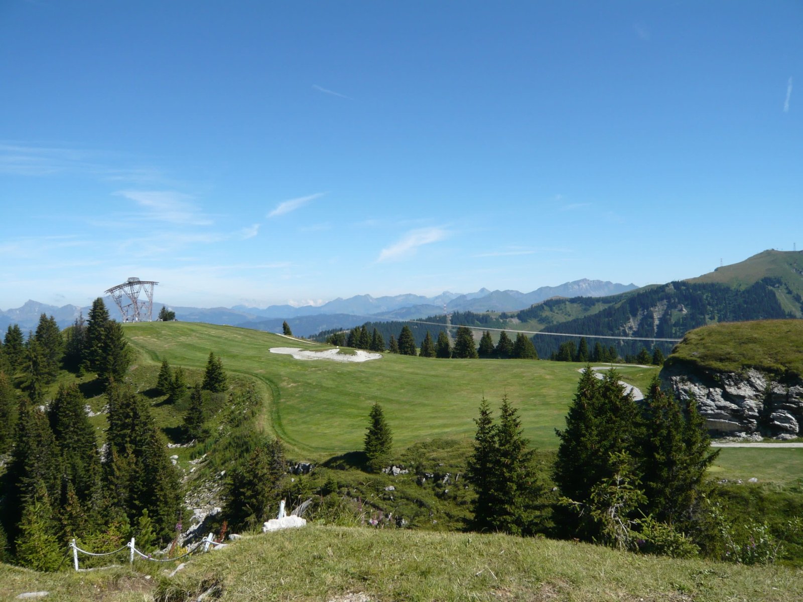 La Clusaz Golf Club - Green et bunkers