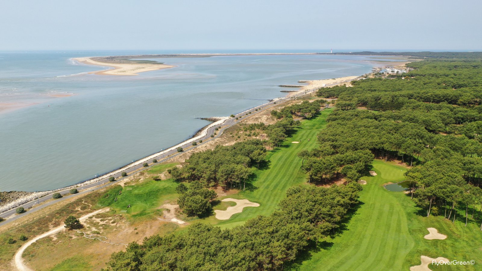 La Palmyre Golf Links - Green et bunkers