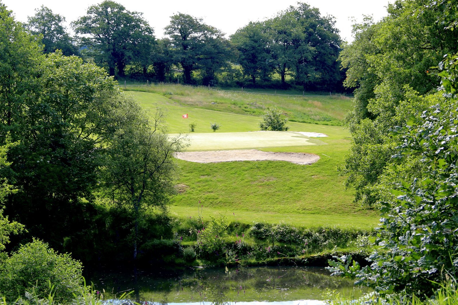Le Golf des Alouettes - Green et bunkers