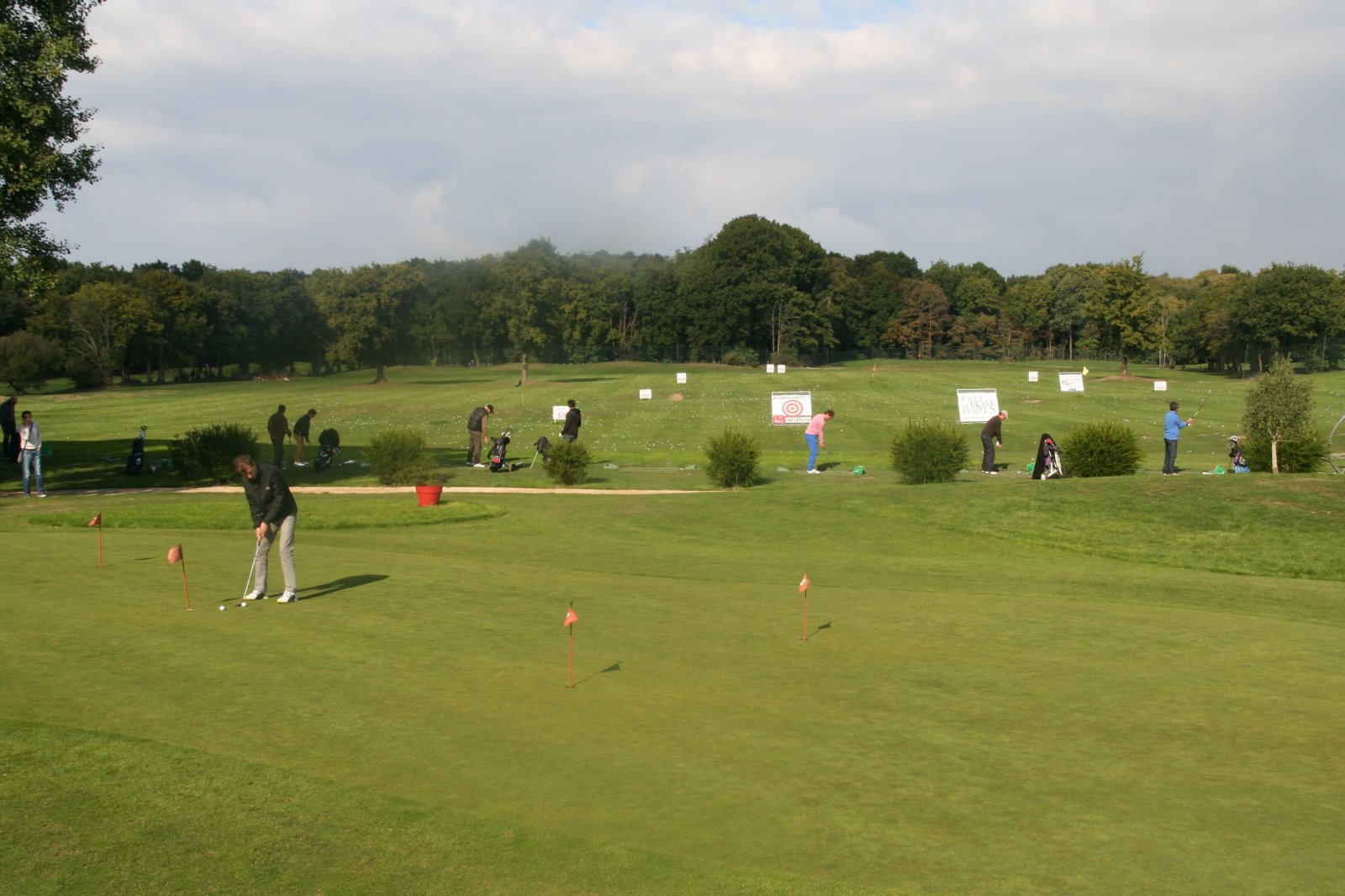 Neogolf Golf de saint Herblain - Green et bunkers