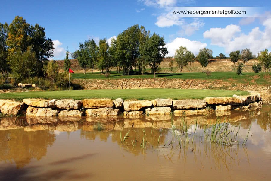 Golf des Ocres de Villars - Green et bunkers