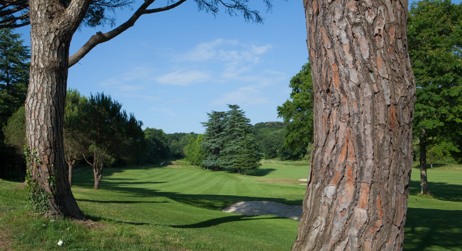 Practice de la Corniche - Fairway et green du parcours