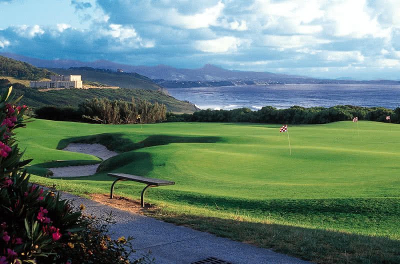 Practice de la Corniche - Green et bunkers