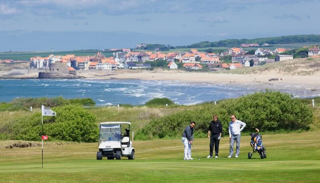 Golf de Wimereux - Green et bunkers